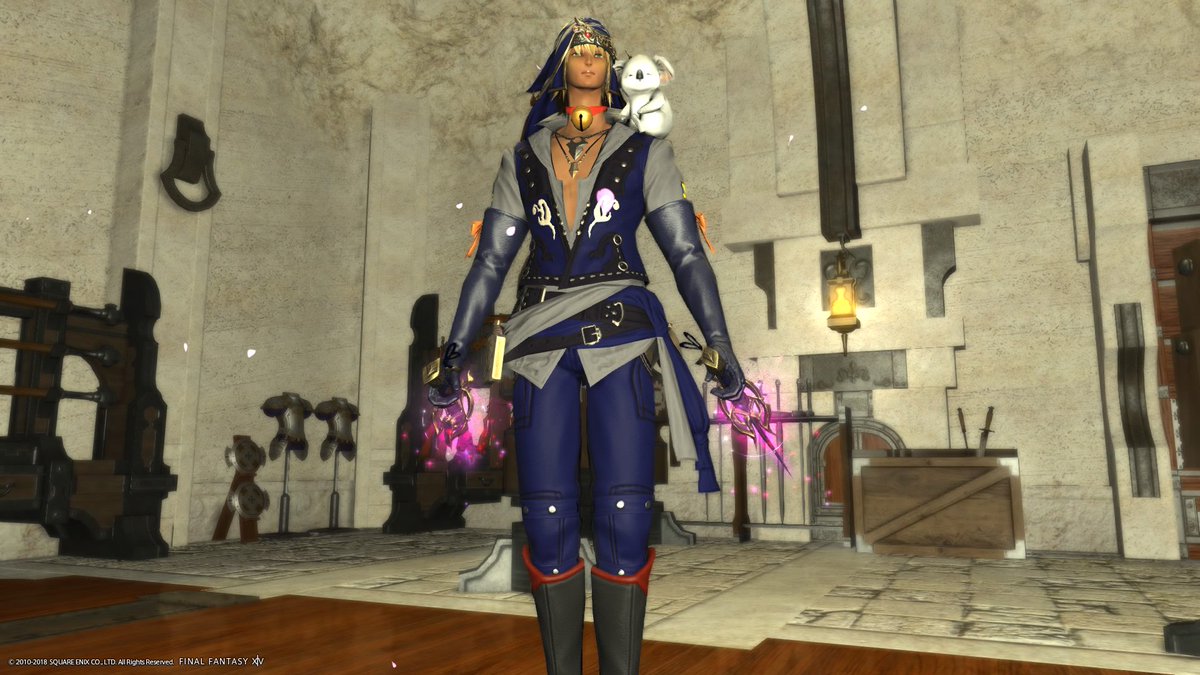 Victor Fachiri Typhon鯖 今週のお題は 裏社会の住人 です ジョブは忍者にしました 守護天節で貰った ウィッチグローブがいいみたいです ホーリーレインボー スカウトシャツ キュプロスカウトターバン ラミースカウトトラウザーはイシュガルド