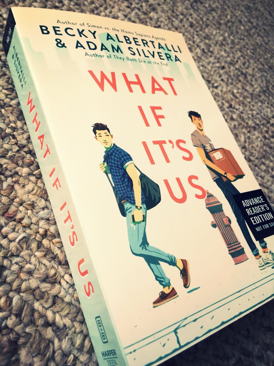 justlovereviews's tweet photo. ☀️ oh hey it’s friday! ☀️

how ‘bout an epic 📚 giveaway to start your weekend?

we have one copy of WHAT IF IT’S US by @beckyalbertalli &amp; @AdamSilvera that needs a good home!!

#YA #LGBT 🌈

follow + RT to enter. open internationally. ends 6/29 @ 11:59pm https://t.co/ibPhnZKWWp