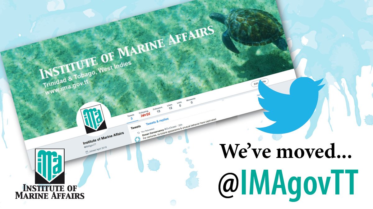 We've moved...! Be sure to follow us at @IMAgovTT, as we shut down this feed July 30th, 2018.