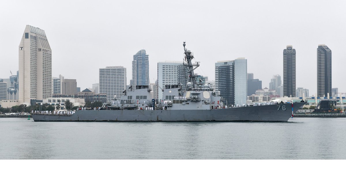 #USSHiggins returns home to San Diego after seven-month deployment to @US7thFleet, @US5thFleet: go.usa.gov/xUq6T #DDG76 #USNavy @SurfaceWarriors