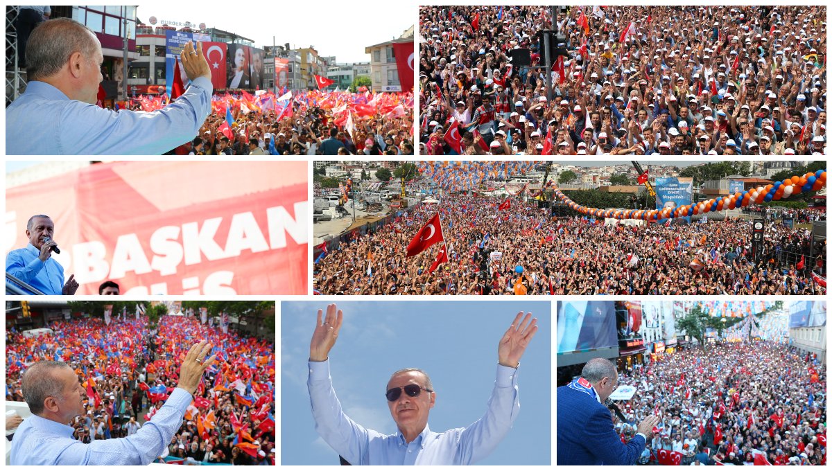 RTErdogan's tweet photo. Teşekkürler Kartal! 
Teşekkürler Maltepe! 
Teşekkürler Ataşehir! 
Teşekkürler Üsküdar! 
Teşekkürler Sarıyer! 
Teşekkürler Gaziosmanpaşa! 
Teşekkürler Beyoğlu!

Teşekkürler İstanbul!

#TürkiyeHazır! Vakit Türkiye Vakti! https://t.co/3awENhE2aD