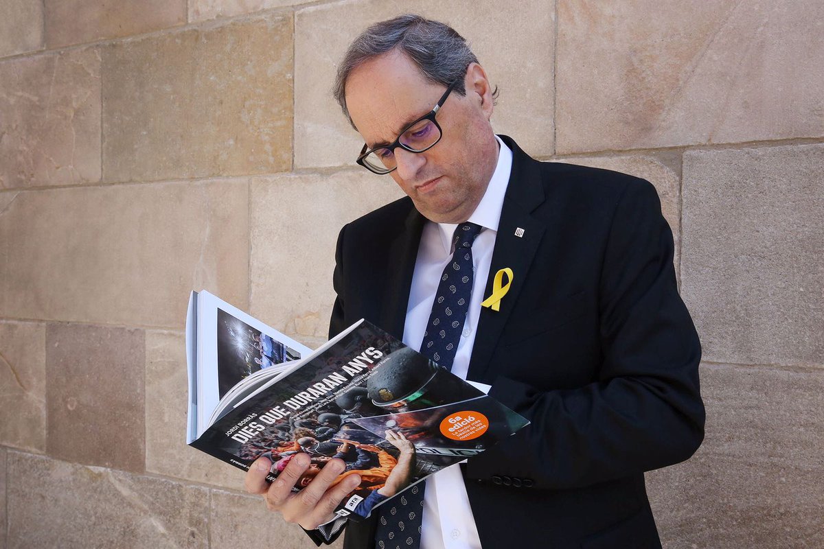 Quan arribi al Nou Estadi de Tarragona li regalaré al rei d'Espanya el llibre 'Dies que duraran anys' d'en <a href="/jordiborras/">Jordi Borràs</a>. Vull que li quedi clar què va passar a Catalunya el dia #1Oct, perquè nosaltres no ho oblidarem mai.