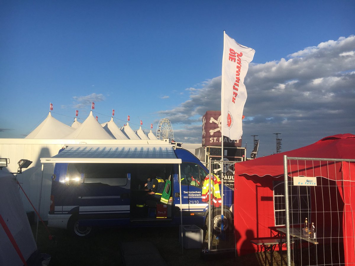 Mittlerweile gehen wir in die dritte Schicht auf dem Southside #ssfjuh18 #thw #thwfn #starkepartner