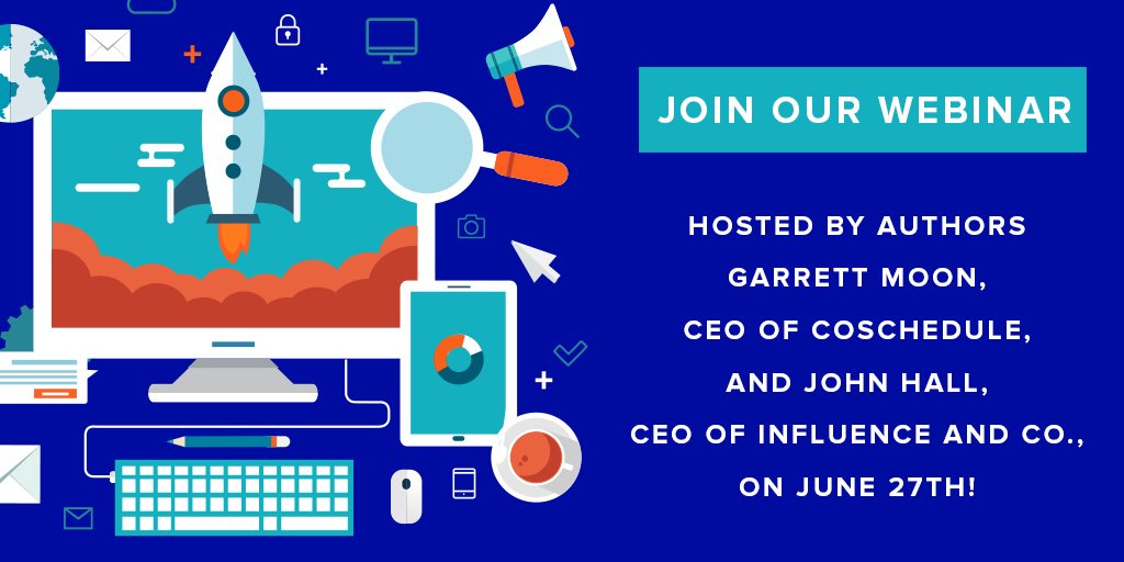 InteroDigital's tweet image. #WEBINAR: How to Create 10x Content That Skyrockets Results with Garrett Moon and John Hall. Register here: influ.co/2H9p3KC #Content @CoSchedule #10xContent
