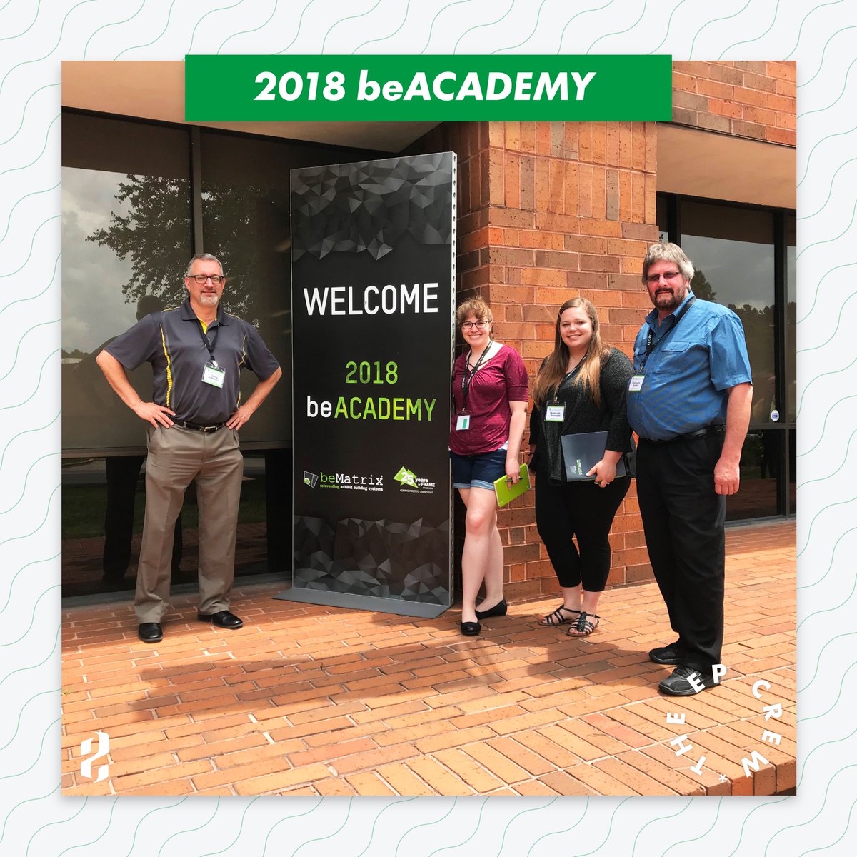 ExhibitPartners's tweet image. The EP crew currently in Atlanta at beACADAMY discovering additional ways that we can create custom solutions light, flexible and affordable. Always looking for ways to be the best partner we can!b#beAcademy #beMatrixUSA #360solution #graphicdesign #design #agency #exhibitdesign
