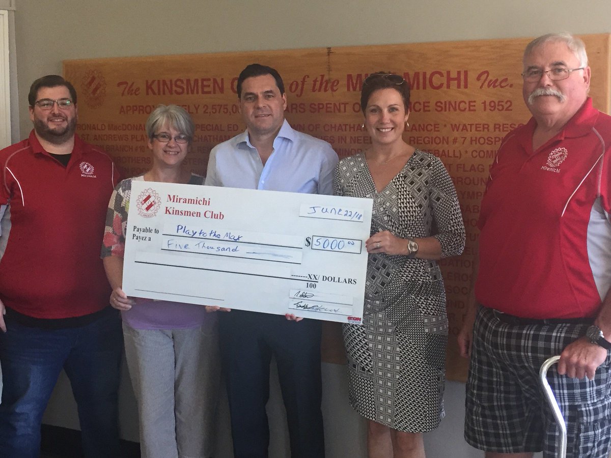 Please join us in extending a huge thank you to <a href="/kinmiramichi/">Miramichi Kinsmen</a> for their amazing donation of $5000.00 towards our Playground project! On behalf of our Board of Directors and <a href="/AitkenAcademy/">Max Aitken Academy</a> - we appreciate your kindness and generosity!!