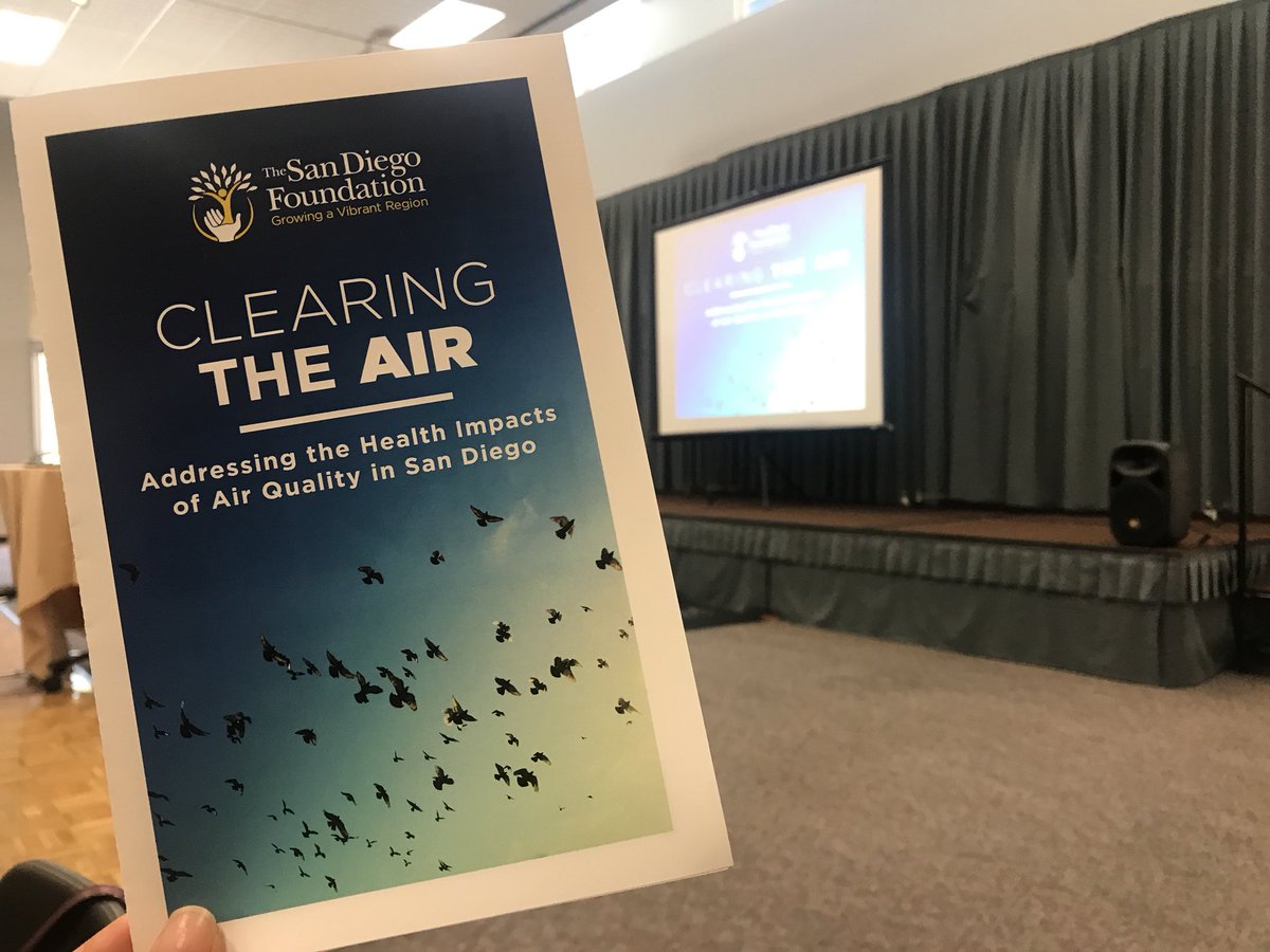 usdnonprofit's tweet photo. Spending the afternoon at the @sd_fdn Clearing the Air event, to learn more about the health impacts of air quality in San Diego #HealthyAirSD https://t.co/FT24yJl99M