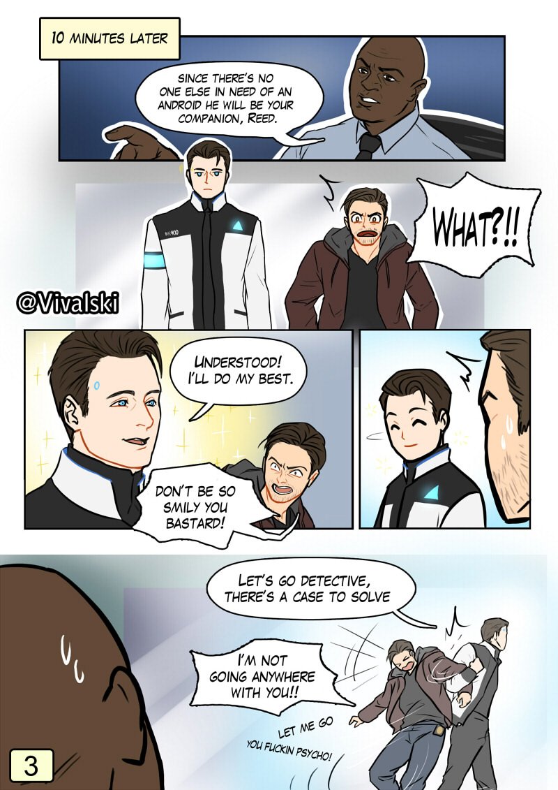 Gavin meets RK900 :) #DetroitBecomeHuman