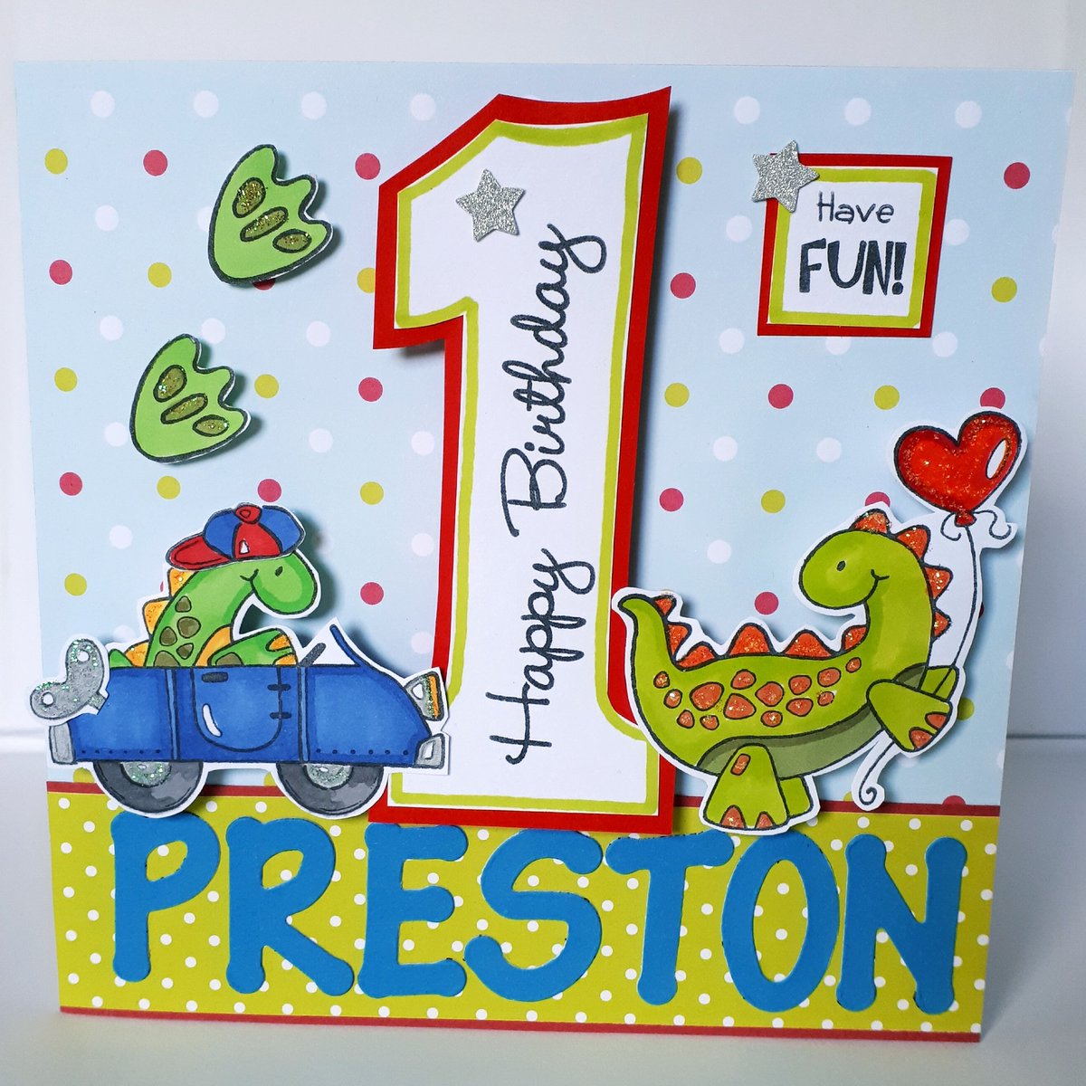 sallybaker1968's tweet photo. A recent order #firstbirthdaycards #cardmaker #justacard #dinosaurs #boyscards #trains #cars #promarkers 
@Justacard1 @PaperCrafterMag @craftsbeautiful @SizzixLifestyle @papercraft_insp https://t.co/6NOyse5kvB