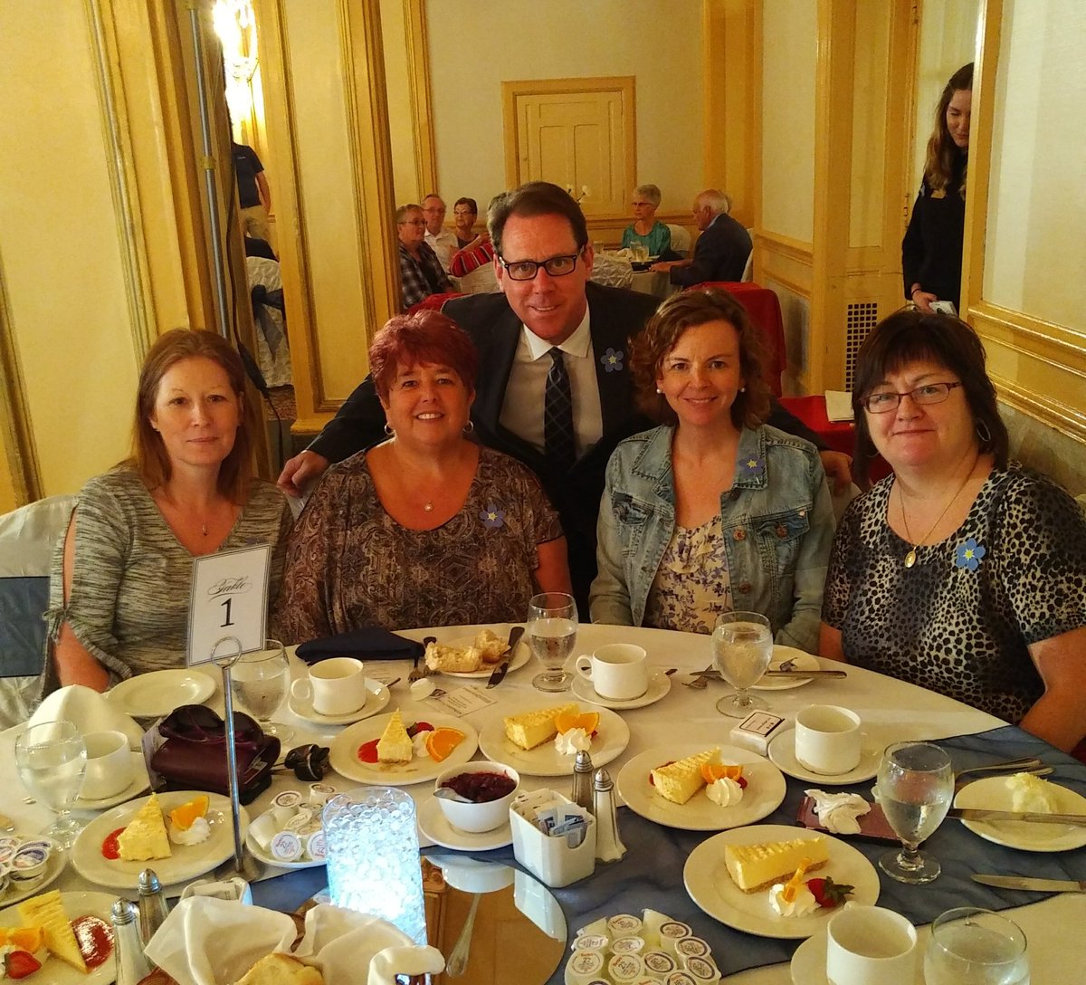 jsjaylward's tweet photo. Pleased to attend the Dementia Friends Leadership Awards Luncheon today & support the @AlzheimerPEI Society. Lucky to join the team from #DPMurphy at their table for a wonderful meal at #Charlottetown Hotel. #PEI https://t.co/8I6FTgc7qs