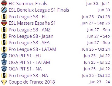 LiquipediaR6's tweet image. Nothing to watch these days?

Don't worry, Rainbow Six is back next week with tournaments all around the world!