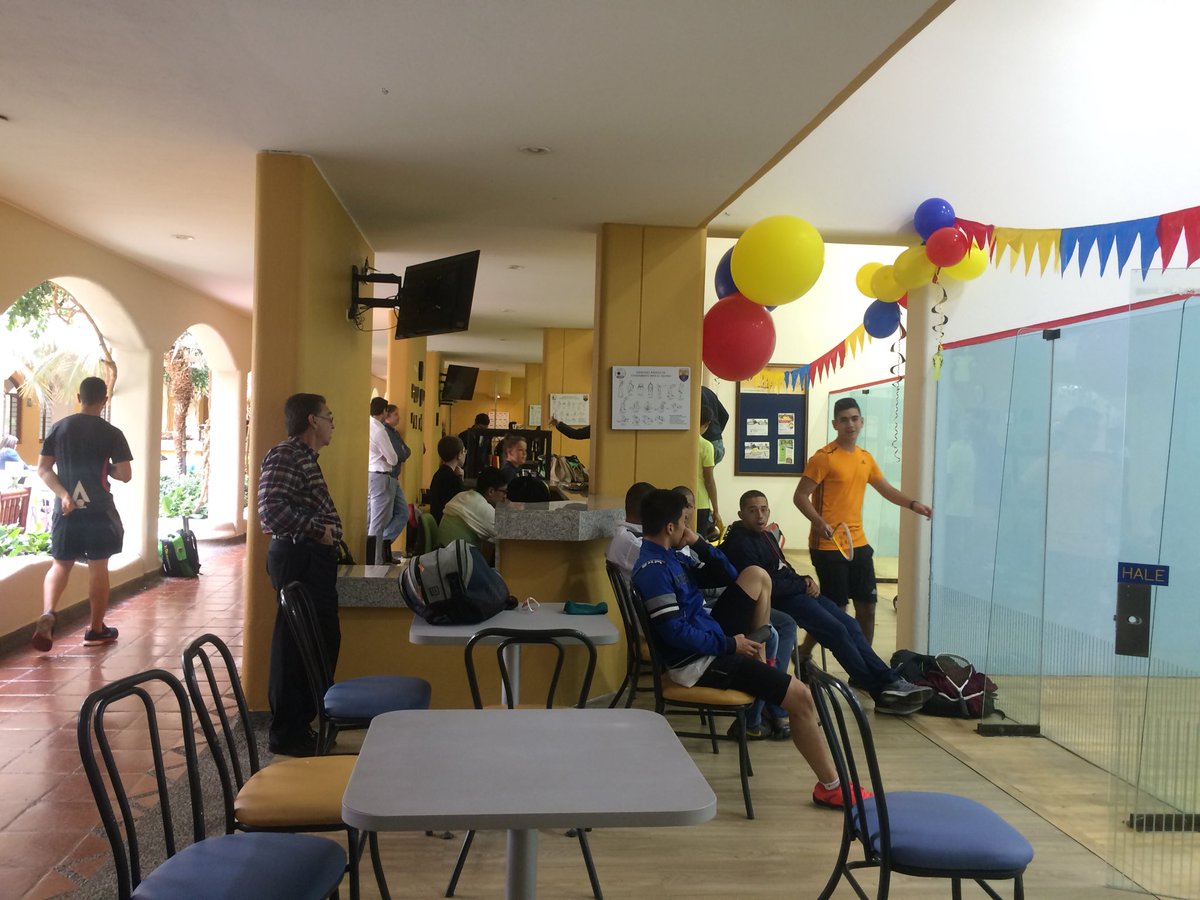 Inicia la VI Valida Nacional de Squash en Club Pueblo Viejo de Bogota! #SquashColombia <a href="/Coldeportes/">Coldeportes</a> <a href="/OlimpicoCol/">Comité Olímpico COL</a>