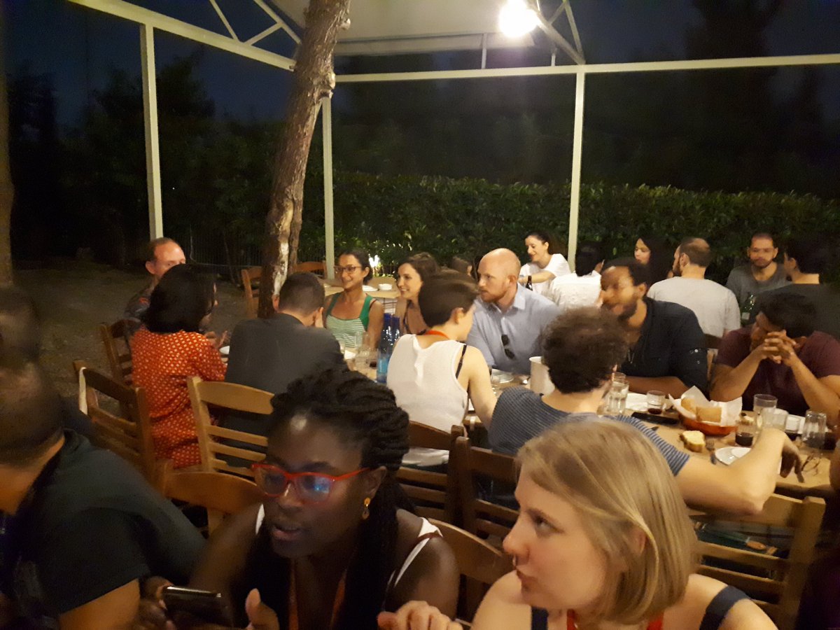 Enjoying traditional Greek dinner with our YouPi collaborators! 
Sharing more than science is the science 😁
#StaPaRetreat2018