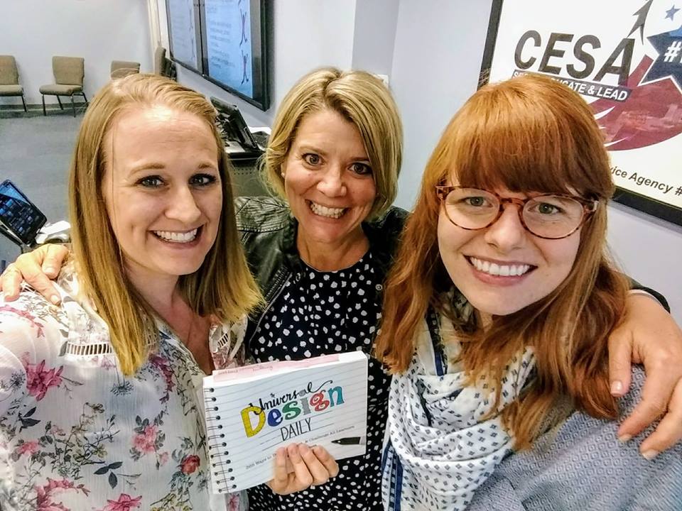 staatzt's tweet photo. Keeping active while learning about UDL @CESA11WI Thanks @PaulaKluth!  @SDMAOnline @weavertheteachr https://t.co/ESz6nwxaK2