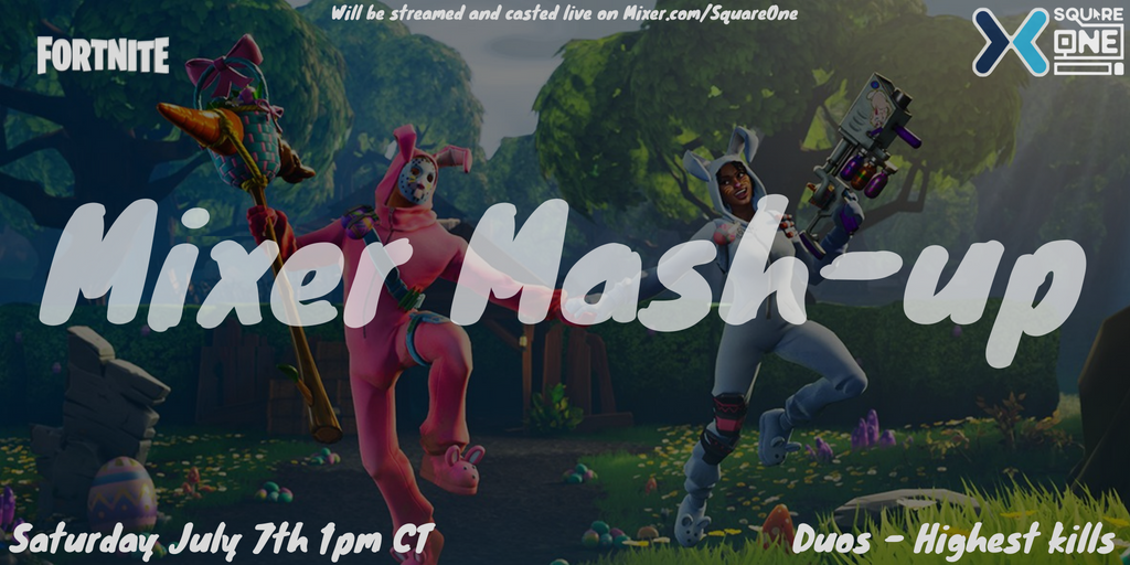 LostArkNPC's tweet photo. The first Mixer Mash-up @FortniteGame Duos Tournament!

Prize: $100 1st Place, $50 2cd Place

Reqs: At least one team member must be a @WatchMixer Streamer!

SIGN UP - https://t.co/okO1js1FhZ
RULES - https://t.co/ombm2zPaDF

Put on by @tytectv @SquareOneServer

DM any questions! https://t.co/H4y1LzHwG7
