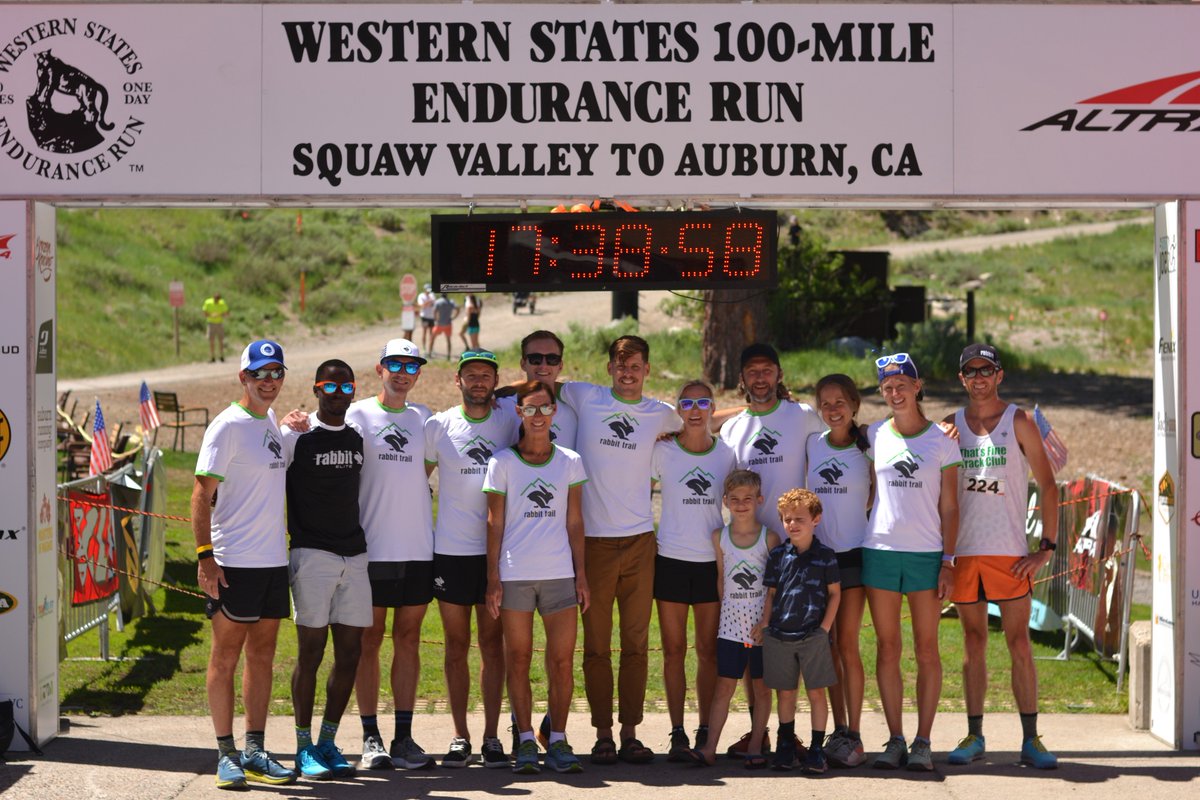 Our 🐰 squad is looking good for tomorrow! #runinrabbit #rabbitTRAIL #ws100