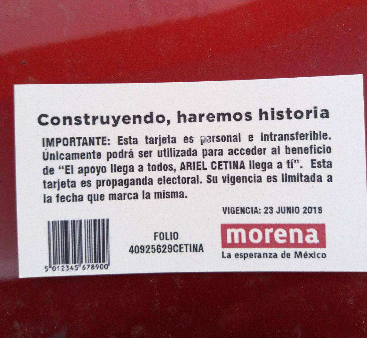 MariPacheco0's tweet photo. Compra de voto en #Tabasco a pocos días de las elecciones, #AsíNo #NoAMorena @ElUniversal @NTelevisa_com @AristeguiOnline @AztecaNoticias @LeonKrauze @RicardoAlemanMx https://t.co/ZdLBqTwaLA