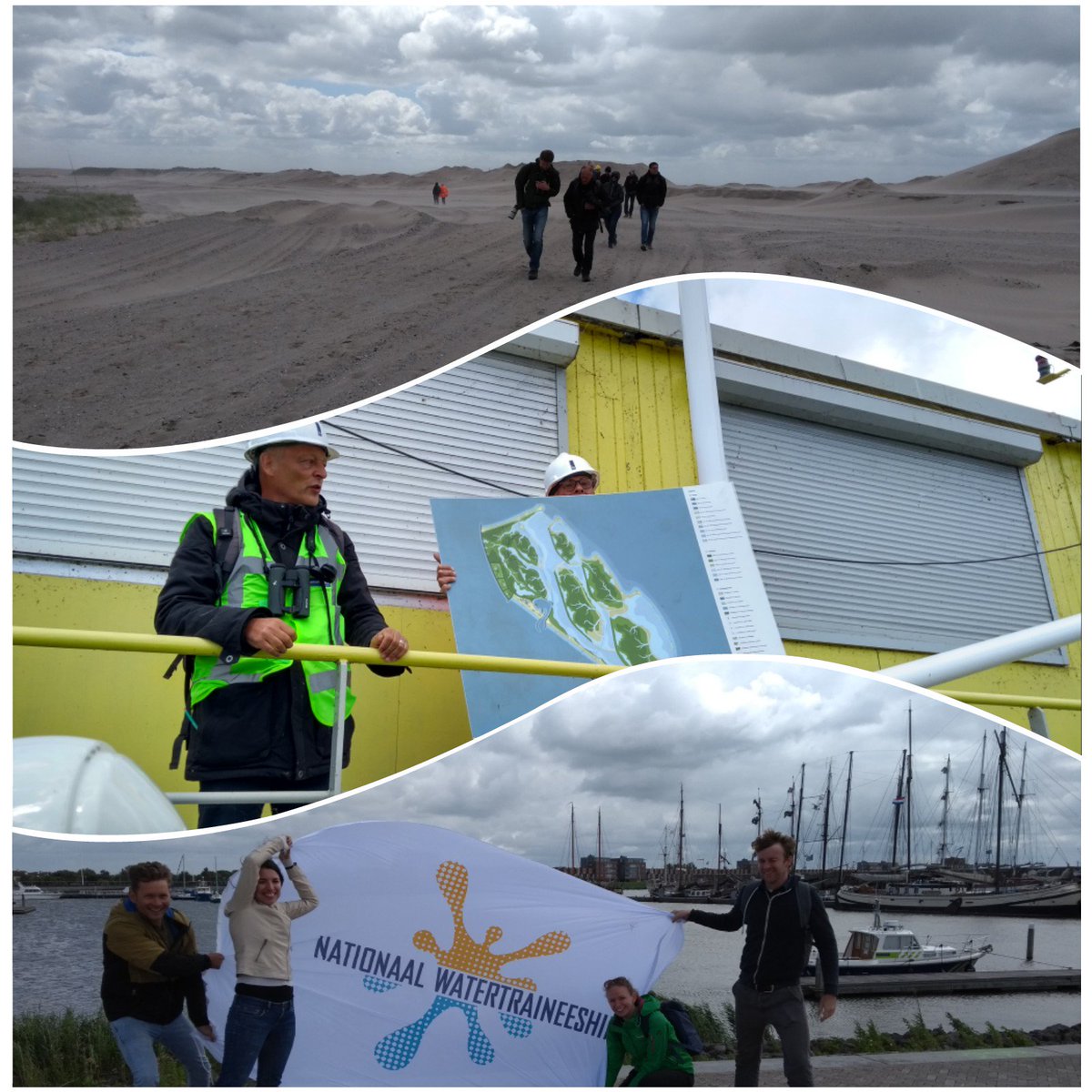 Gisteren mooie excursie naar de #MarkerWadden met @watertrainees voor ons nieuwe project. We kregen de 'full experience' met zon, zand en harde wind. Vandaag de week top afgesloten met <a href="/ESSB_Erasmus/">ESSB_Erasmus</a> #DPAS Research Day. En nu: #weekend!