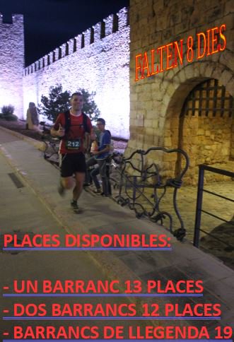 BarrancsLegend's tweet photo. Ultims dorsals https://t.co/sEpvW74tCu #trail #cursa #BdLl18 #cursamuntanya #run #montblanc #muntanya #muntanyesdeprades #llegenda https://t.co/CnAvmB6Wlt