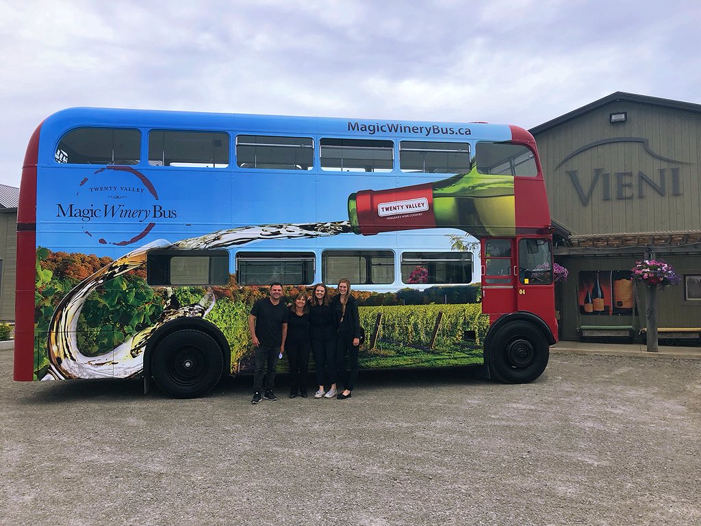 Sunday Funday! The #magicwinerybus joins us this Sunday at our Sparkle Fest!  #vienisparklefest #niagarajazzfestival