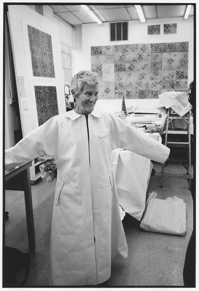 Happy Birthday, Ann Hamilton! 

We hope you\re goofing off in the studio today     (Photos © Sidney B. Felsen) 