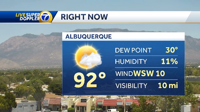 ByronKOAT's tweet photo. #ABQ 1 pm #temperature 92°
#Roswell 103°
#SantaRosa 101°
#Deming 101°
#SantaFe 94°
#Taos 88°
#Raton 96°
https://t.co/nJggipoIJb
#LookbeforeyouLock #CheckBackSeat #Hydrate #NMwx #NewMexico #NMHeat #Heat #Hot #SummerSizzle https://t.co/T9QuLlLjyp