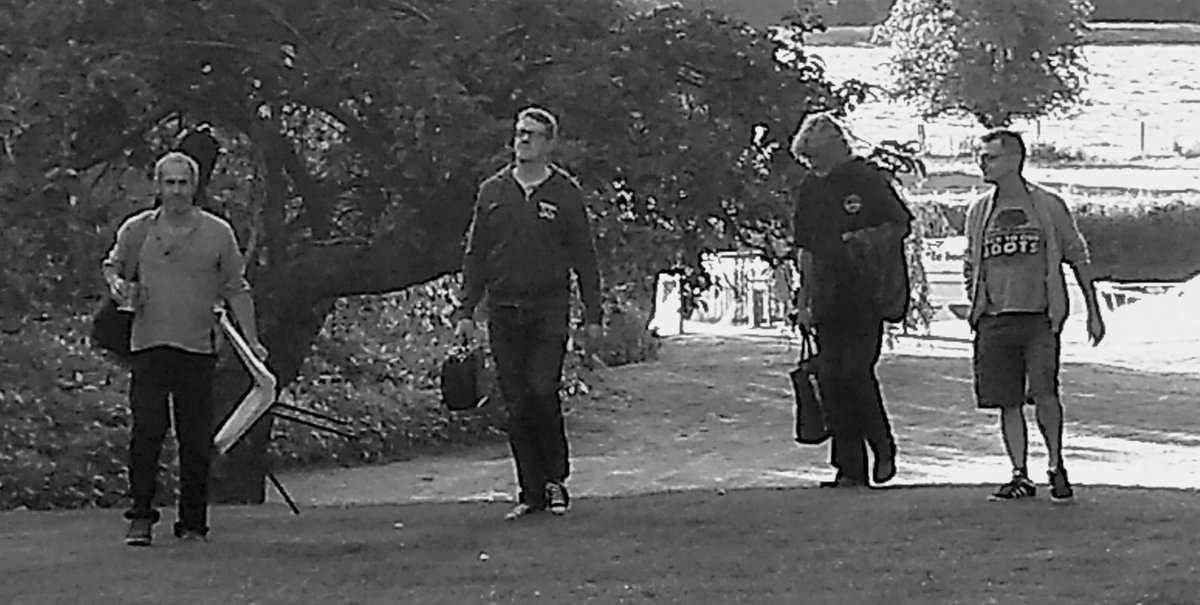 Reservoir Quakes preparing to play at this year's <a href="/Wittfest/">Wittfest</a> #Oxfordshire #folkmusic