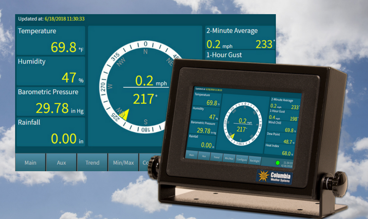 CWSWeather's tweet photo. Our Weather MicroServer and Weather Display are sporting a new look on these Real Time Monitoring interfaces. Visit https://t.co/nmbz3U1FZn for details! #WeatherMonitoring #WeatherDisplay #ColumbiaWeatherSystems #WX #Weather https://t.co/d4vzpdJmi7