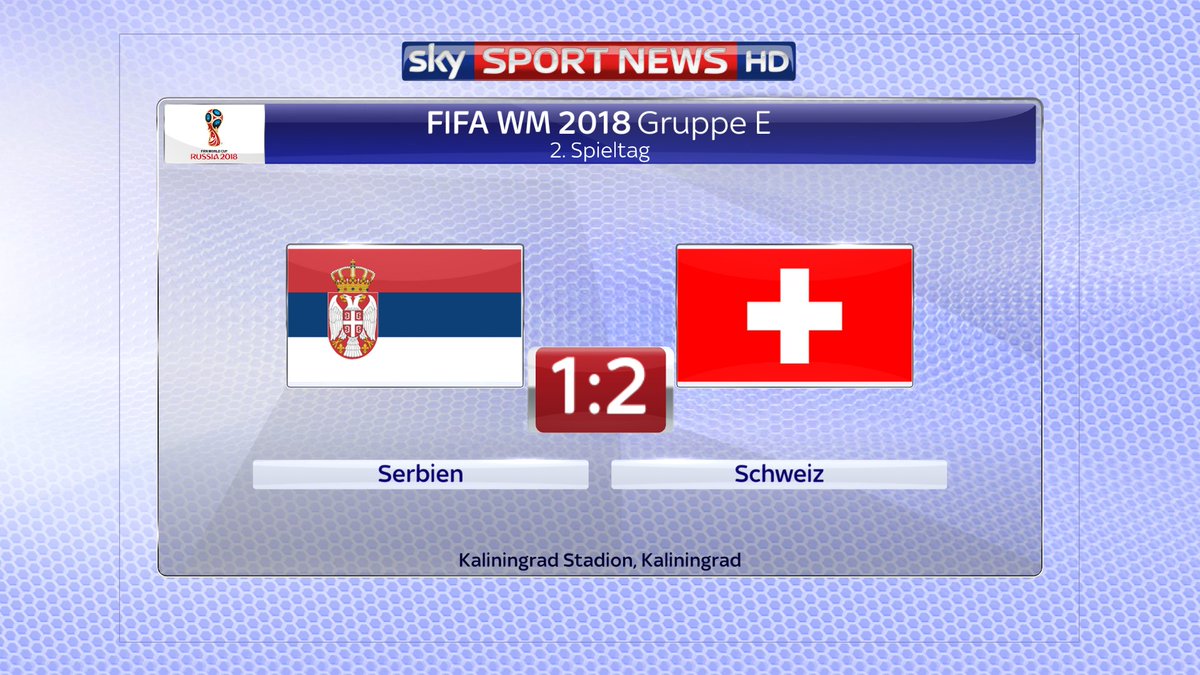 SkySportNews's tweet photo. FIFA WM 2018

Spiel gedreht! Xhaka und Shaqiri schießen Schweiz auf Platz zwei: https://t.co/vx6EdvGBqy 

#SkyWM https://t.co/cebUL0oYYI