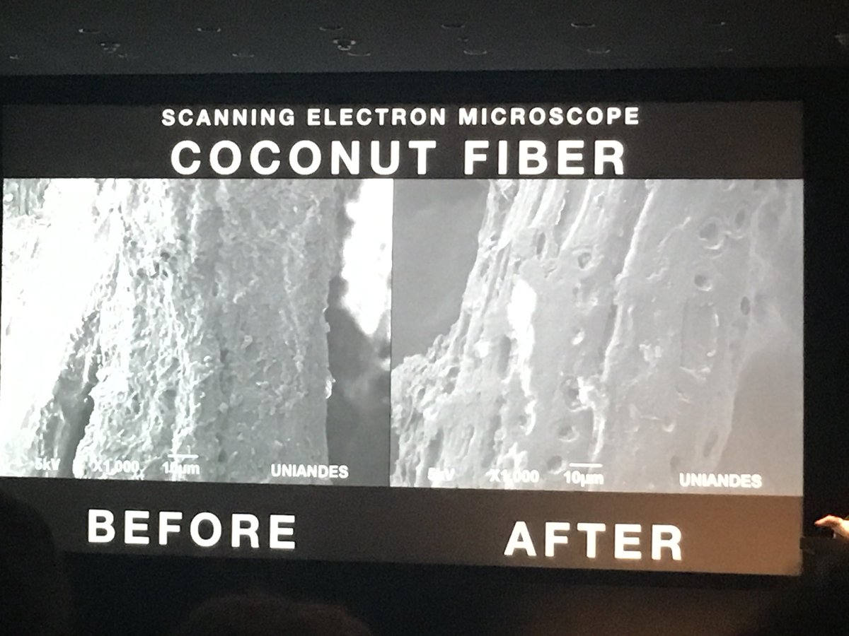 Biodesigned's tweet photo. The #ahha moment #woocoa #Veganwool mushroom emzyme for soft fibers #semimage #columbia #BDC2018 https://t.co/Ffe29FPNhy