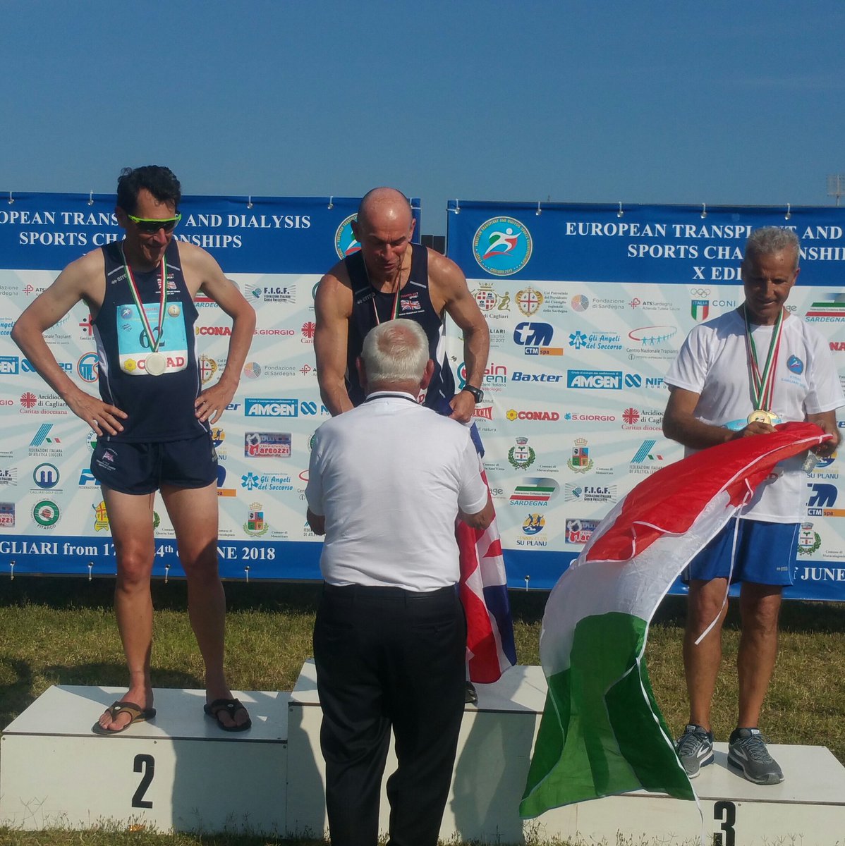 So grateful to be alive &amp; represent Team GB at <a href="/ETDSF1/">European Transplant & Dialysis Sports Federation</a> in Sardinia 

#bloodstemcellorgandonation 

<a href="/CWCHAMPIONS/">Coventry & Warwickshire Champions</a> 
@Lodders
<a href="/halophysio/">Halo Physiotherapy</a> 
<a href="/Warwick_Sports/">Warwick Sports Shop</a> 
<a href="/biomechanix/">Sebastian Ponceliz</a>
<a href="/warwickboatclub/">Warwick Boat Club</a> 
@KinetonHighSchool