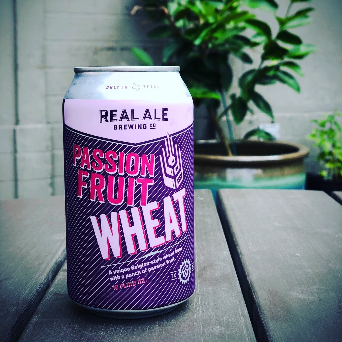 libertystation's tweet photo. **New Release**
@RealAleBrewing #PassionFruitWheat

It's a unique Belgian-style wheat beer with a punch of passion fruit. 12 fluid oz.
(we read the label too)

#craftcocktails #craftbeer #patiobar #sixthward #frozendrinks #dogfriendly #pleasebringyourdog #seriouslywelovedogs https://t.co/zYlAf7VrqP