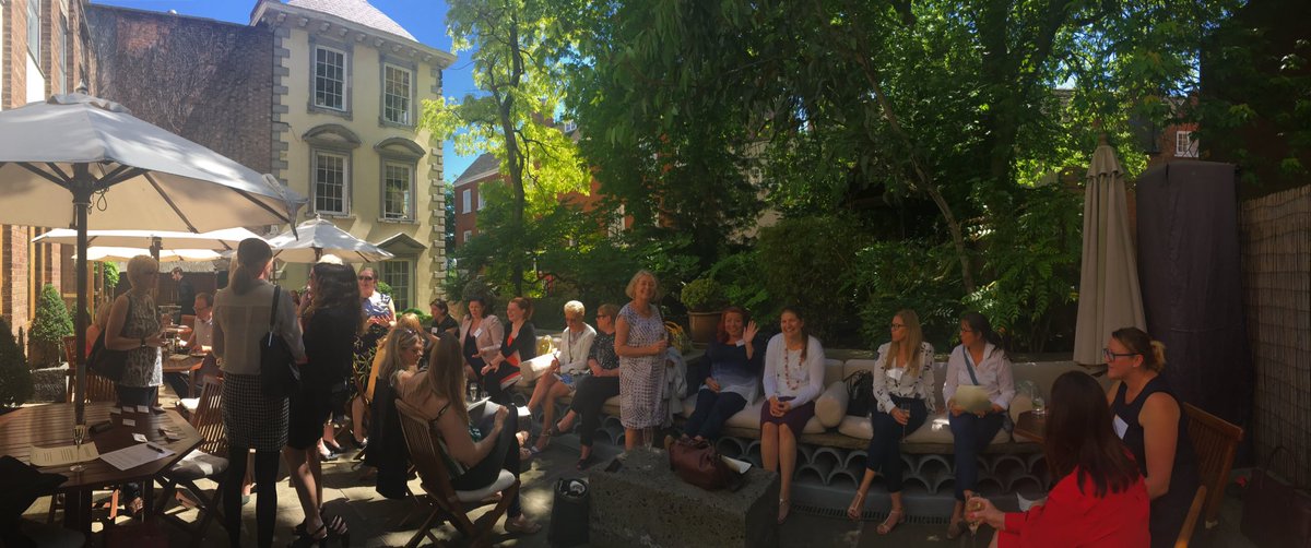 NottsWIC's tweet photo. Such a fabulous lunch today, thanks to everyone who attended &amp; our fabulous speaker @AnnaPinkertonKI talking about avoiding #burnout #wellbeing #Nottingham #womeninconstruction #construction #IWED18 https://t.co/BcN7dPQyMH