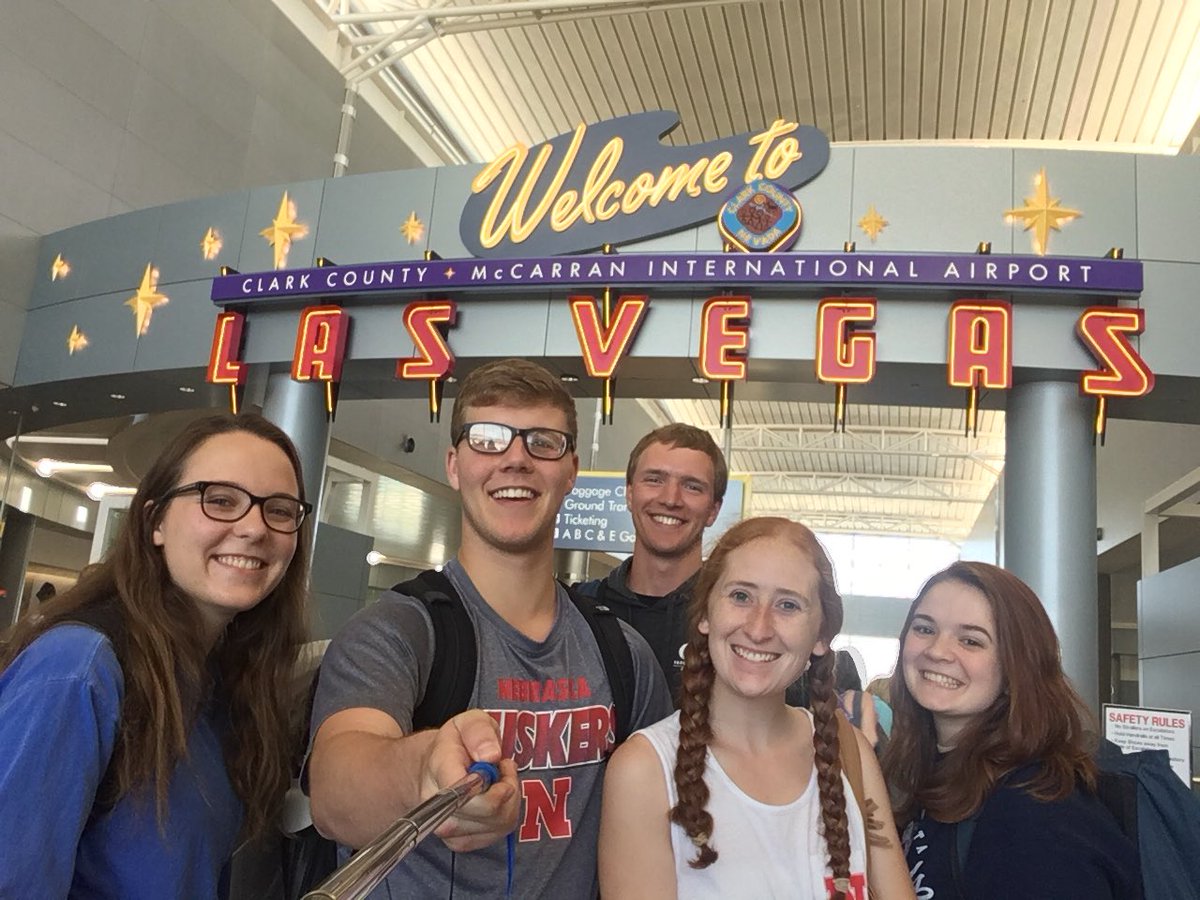 unlasce's tweet photo. Concrete Canoe Crew landed safely in Las Vegas and is on to San Diego! https://t.co/b64joVtYmm
