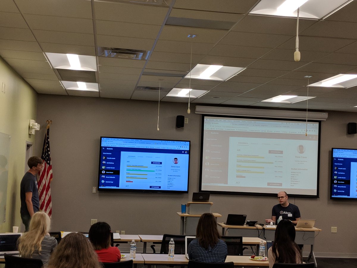 abreplatform's tweet image. Another Abre App-a-thon and another great set of ideas being turned into apps for schools developed by students. Thanks @HamiltonCoESC for hosting us! #appathon #learningeverywhere #summercoding