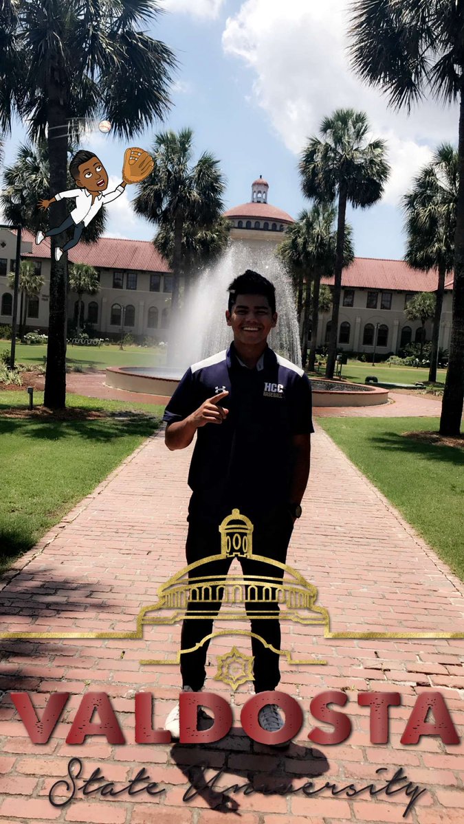 CaballesSeth's tweet photo. Blessed to Announce I have committed to Valdosta State University to continue my Academic and Baseball Career. 
Thank you to everyone that has gotten me to this point of my career. 
@BaseballHCC @Baseball_ELHS
#VSU https://t.co/07J7xJmFuN