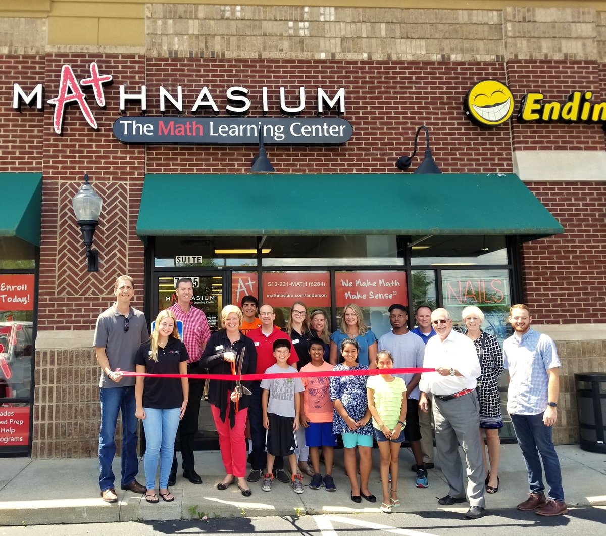 AndersonAreaCC's tweet image. The Chamber and Township conducted a ribbon cutting ceremony for Mathnasium of Anderson to celebrate their Grand Opening!  #Anderson #Development #NewBusiness #Math  @AndersonTownshp @MathnasiumA @SVilvens @jgerth1 @TrusDee @Vote4pappas
