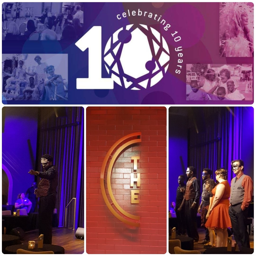 Bespoke_Lyrics's tweet photo. Started celebrating #Sapphire10 with an awesome preview of our upcoming Romeo and Juliet program at The Cabaret!
Thanks again to our gracious host and supporter, @artscouncilindy!
#PerformingArtsWithPurpose 
#IndyArtsRising https://t.co/kV3xluuG7V