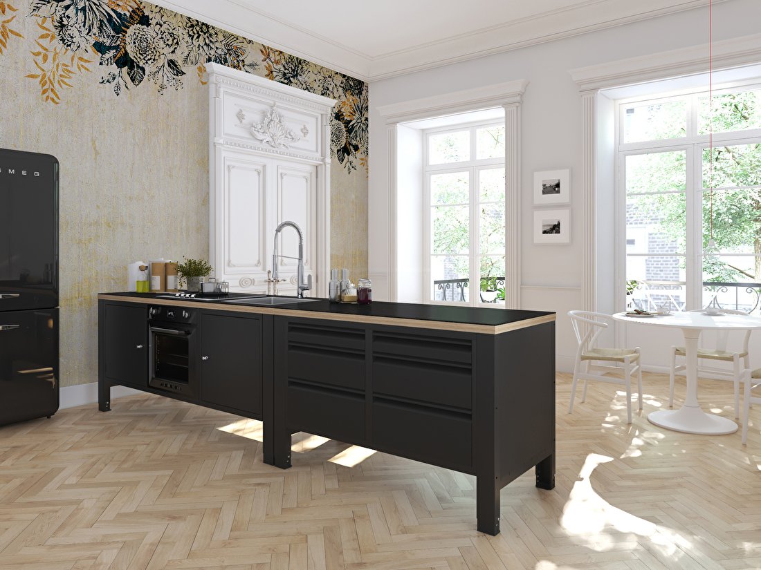 Stoer! Modulekeuken The Big Easy thebigeasykitchen.nl