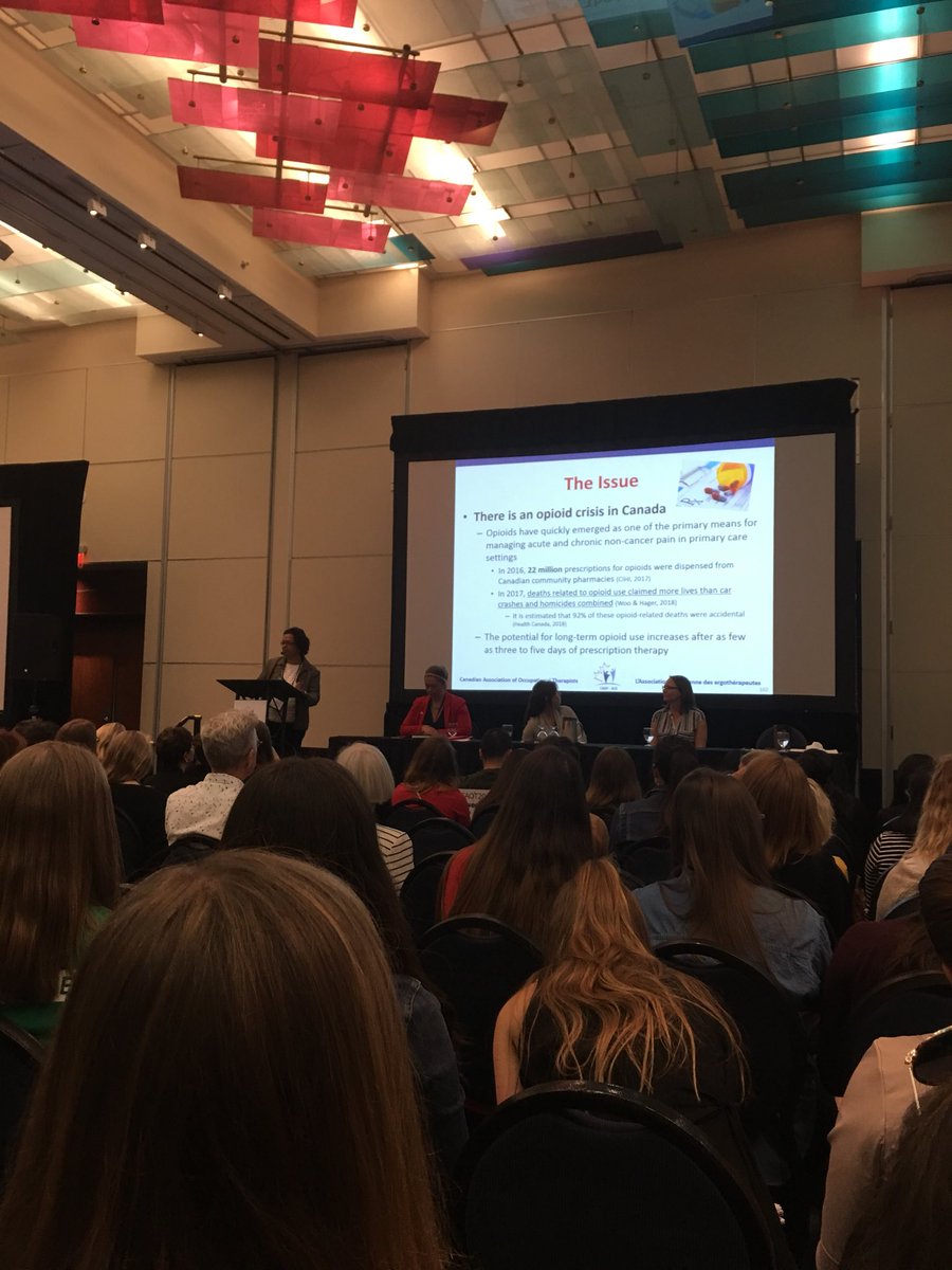 Alpmama's tweet image. The opioid crisis and OT: complexity #CAOT2018