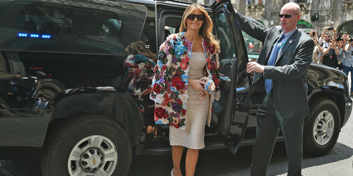 13 Times People Weren't Happy About Melania Trump's Fashion Choices glmr.co/67GMJqG https://t.co/aqUxqSjEew