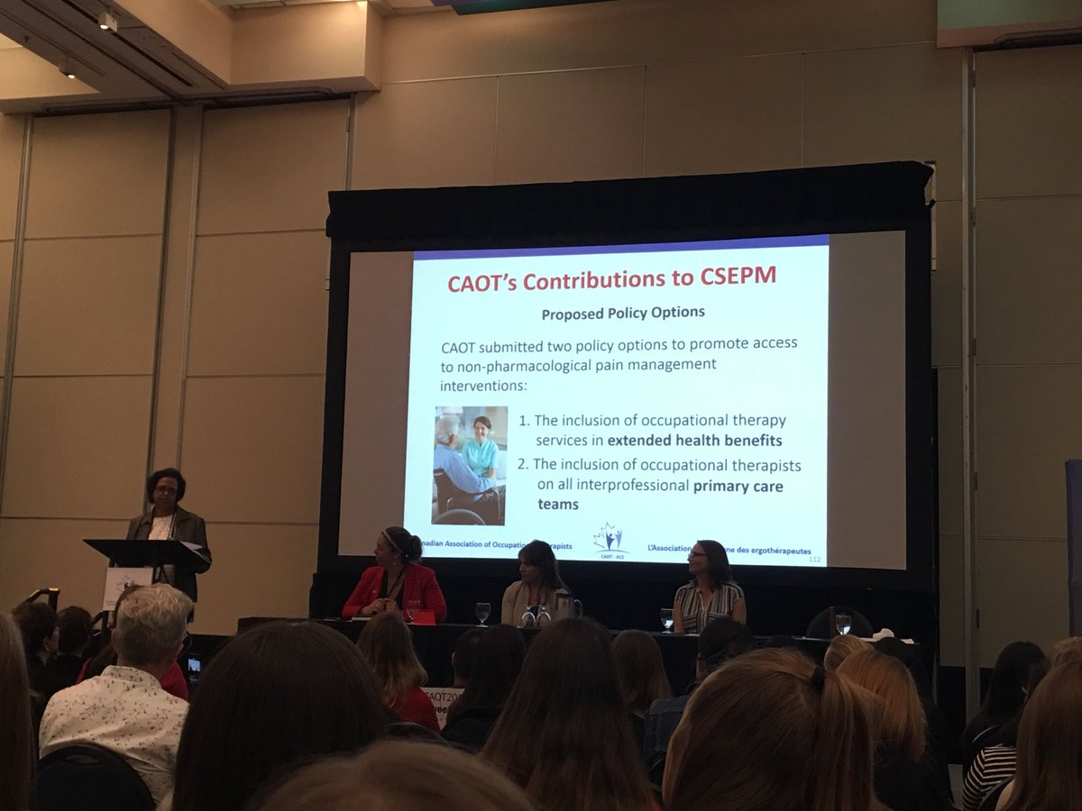 Alpmama's tweet image. #CAOT2018 OT is the BEST solution to the opioid crisis!