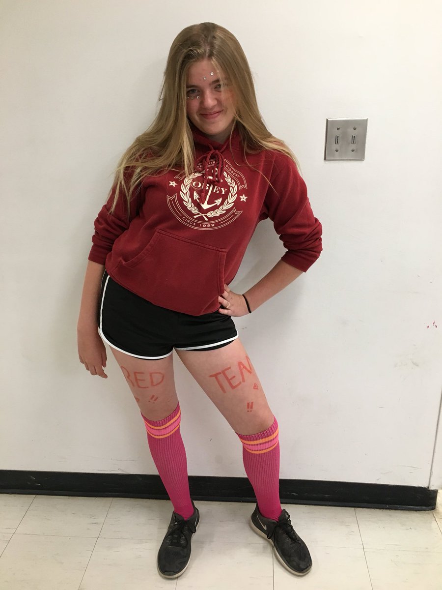 parkerspress's tweet photo. House colour day! Congratulations to the winning RED team!! @AngusMorrisonES https://t.co/mA8bI7yLoq