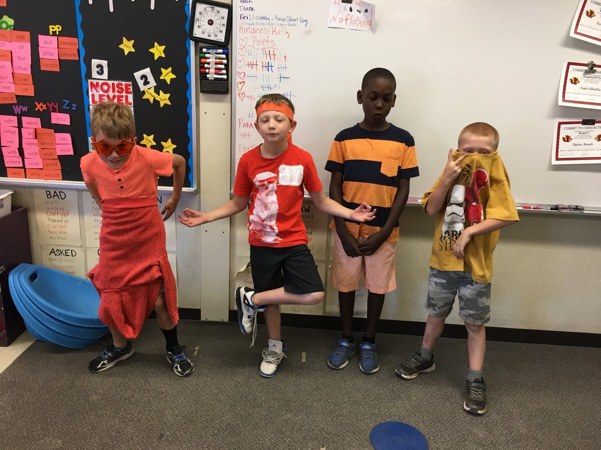 parkerspress's tweet photo. House colour day! Congratulations to the winning RED team!! @AngusMorrisonES https://t.co/mA8bI7yLoq
