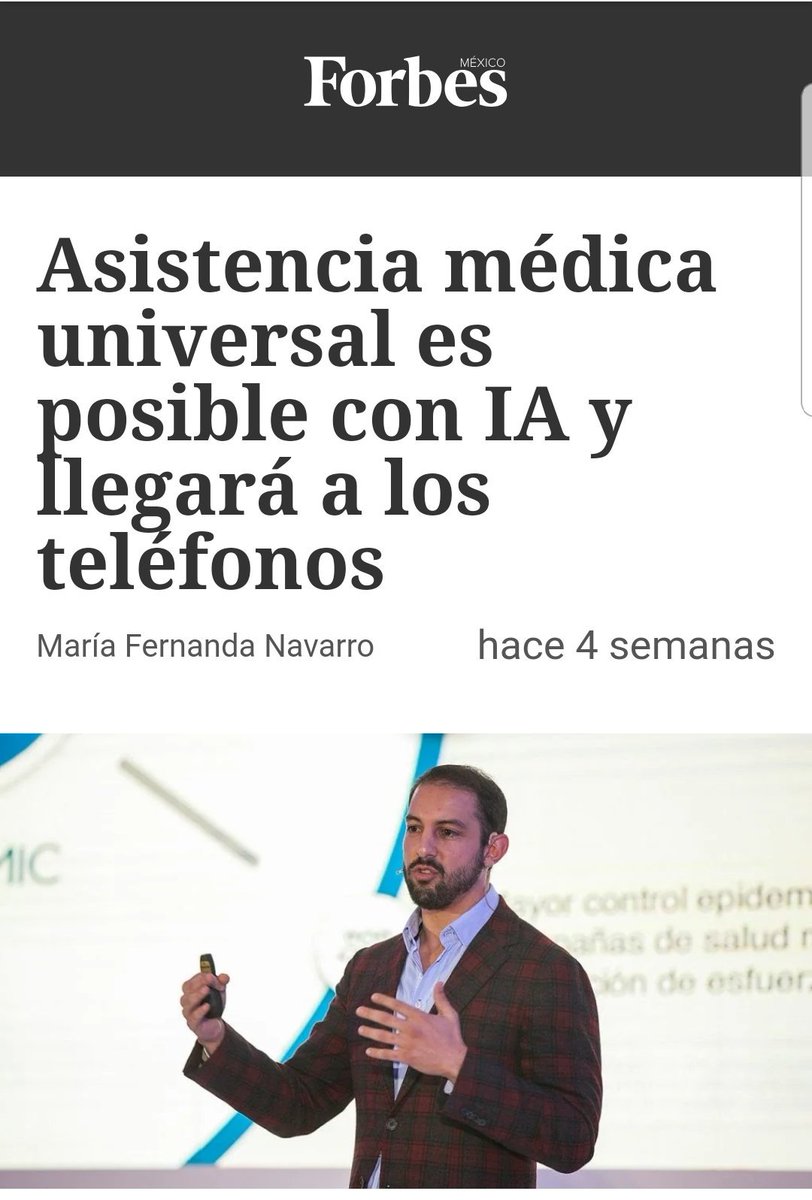 officialmcafee's tweet photo. Docademic made the cover of Forbes. Also, one their doctors, when I pushed the docademic button  urged me to immediately call medivac. Thank you. I did. https://t.co/idmoaV5X6u