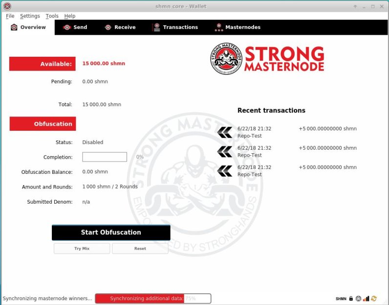 SHNDcoin's tweet photo. hello everyone we are a step closer with the finishing touches going on testing.. Take a look at the new SHMN wallet!! As we continue to work hard we just want you all to stay SHND strong!!! Great things to come!! #SHND #STRONGHANDS https://t.co/OHgIQPUAXw