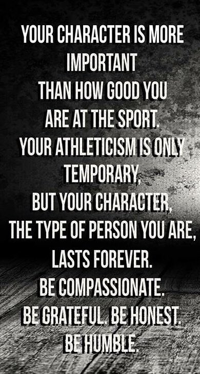 Just be a good person! Treat others the way you want to be treated!
@SouthingtonAD