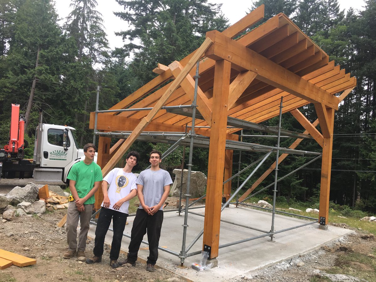 All in a good day’s work WVSS Carpentry ⁦<a href="/WestVanSchools/">WestVanSchools</a>⁩