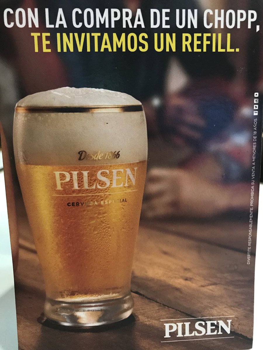 bar_arocena's tweet photo. Cerveza tirada Pilsen $100 y Zillertal $120. Y pedí el refill sin costo !!! Los esperamos !!!! https://t.co/2ThyOGoUYF
