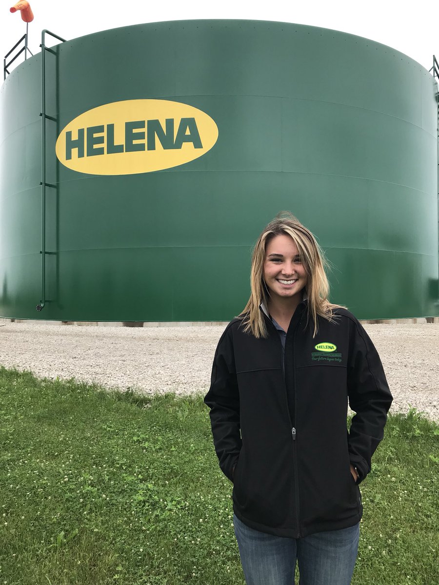 HelenaIntern's tweet photo. Last, but not least on the NCD Tour is Logan! She is a Sales and Agronomy Intern at our La Porte, IN location. #6thStop #NCDTour #HelenaIntern18 https://t.co/1XLc7O0AU9